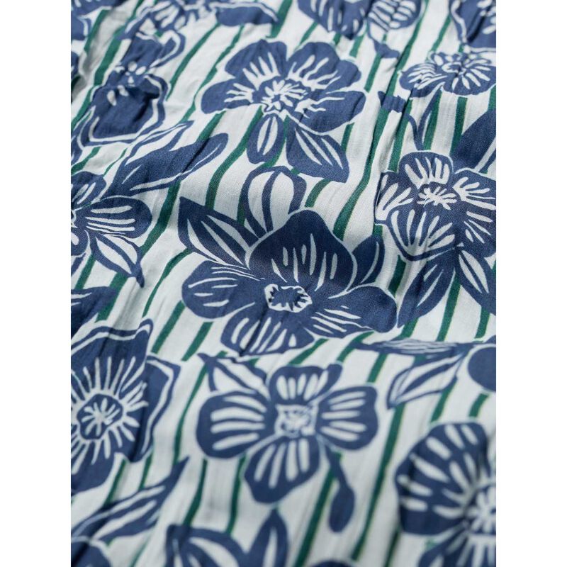 Seasalt Cornwall Larissa Shirt Floral Imprint Chalk image number 3